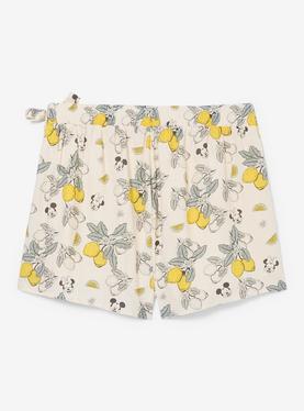 Disney Mickey & Minnie Lemons Allover Print Plus Size Linen Skort, , hi-res